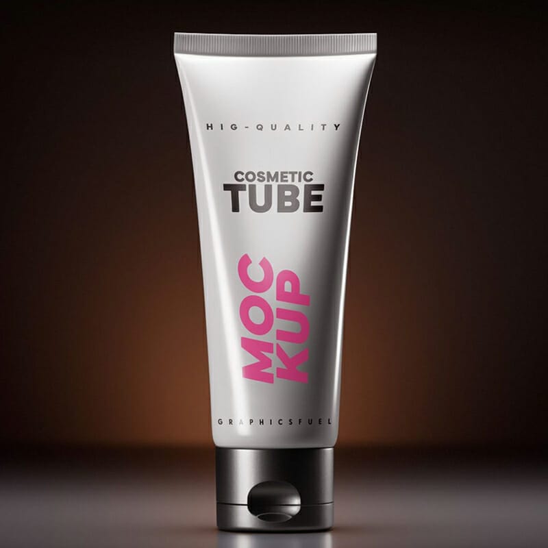 Cosmetic Tube Mockup PSD