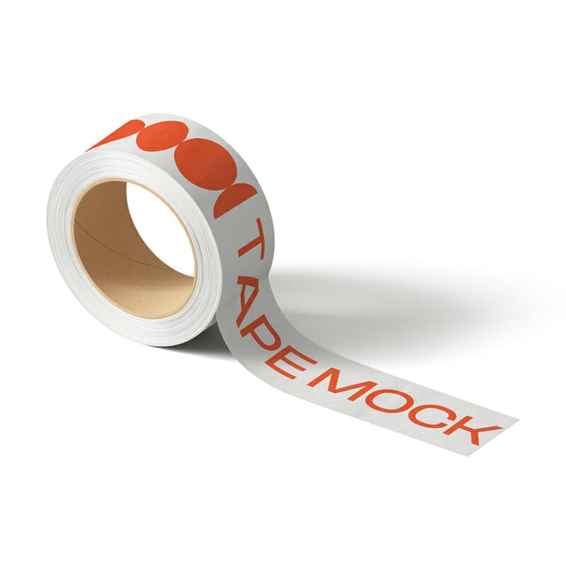 Duct Tape Mockup PSD V2 Isometric