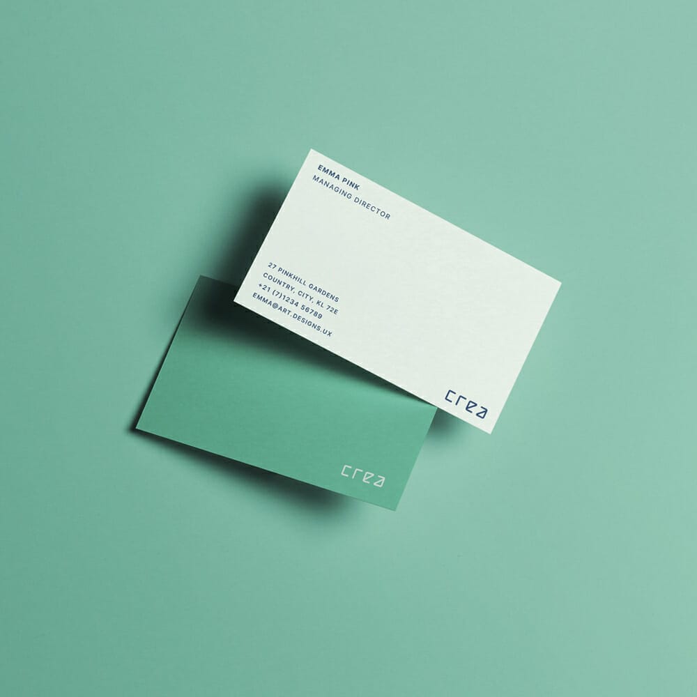 Free Branding Business Card Mockup Template PSD