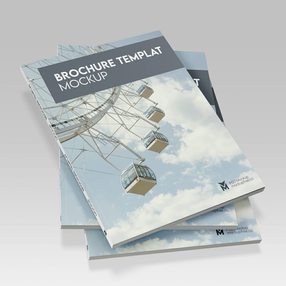 Free Brochure Mockup Template PSD