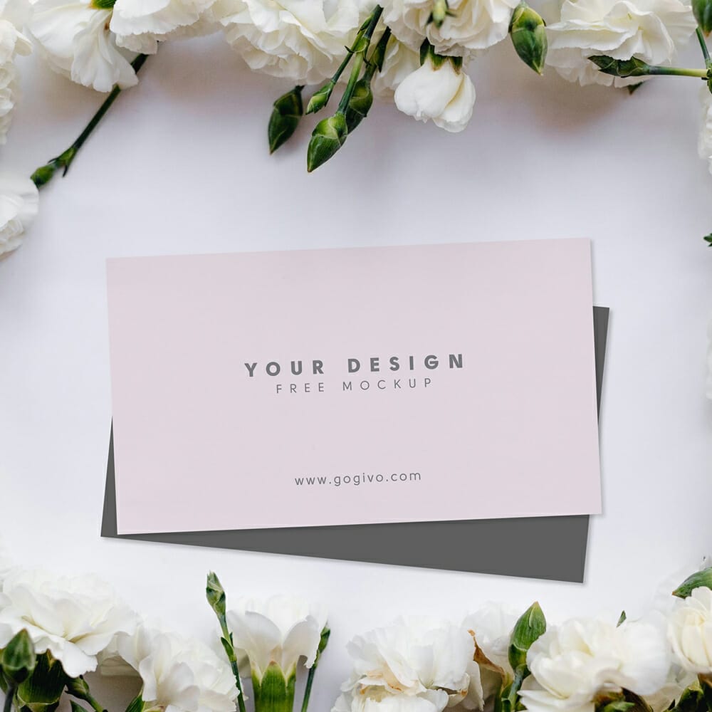 Free Elite Business Card Mockup PSD