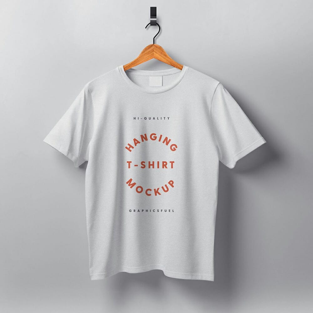 Free Hanging T-shirt Mockup PSD » CSS Author