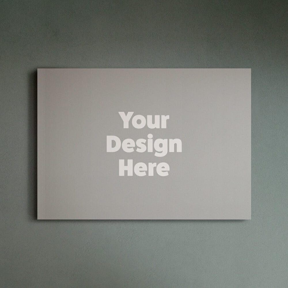 Free Landscape Magazine Mockup PSD