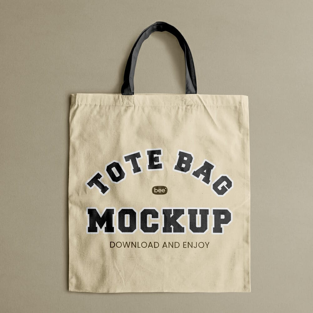 Free Material Shopping Bag Mockup PSD