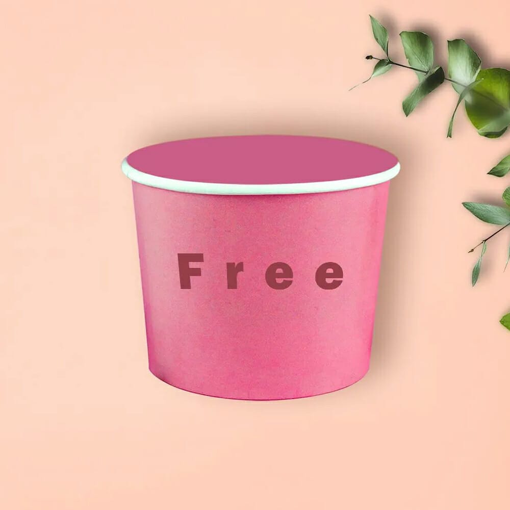 Free Paper Bottle Mockup PSD