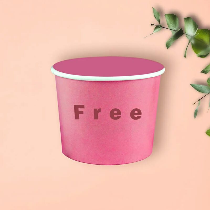 Free Paper Bottle Mockup