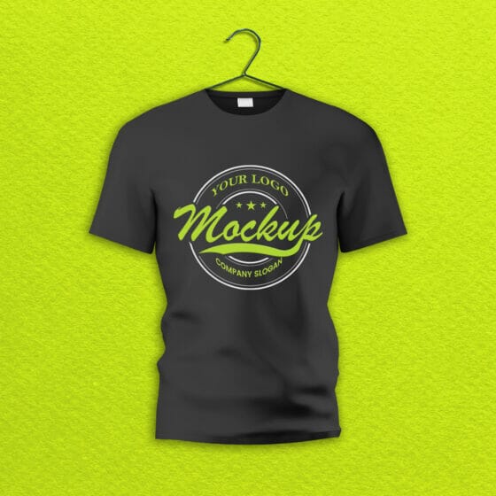 Free Realistic T-Shirt Mockup PSD