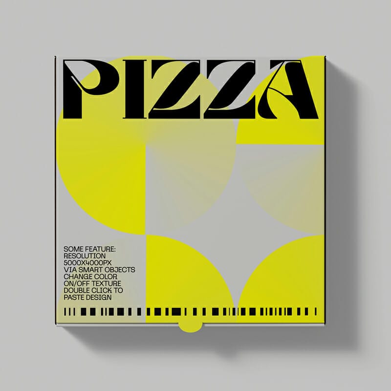 Free Scene With Pizza Box Mockups