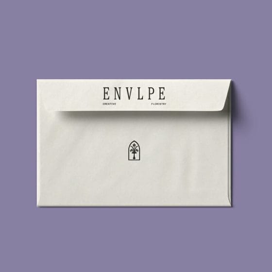 Half Open Envelope Mockup Template