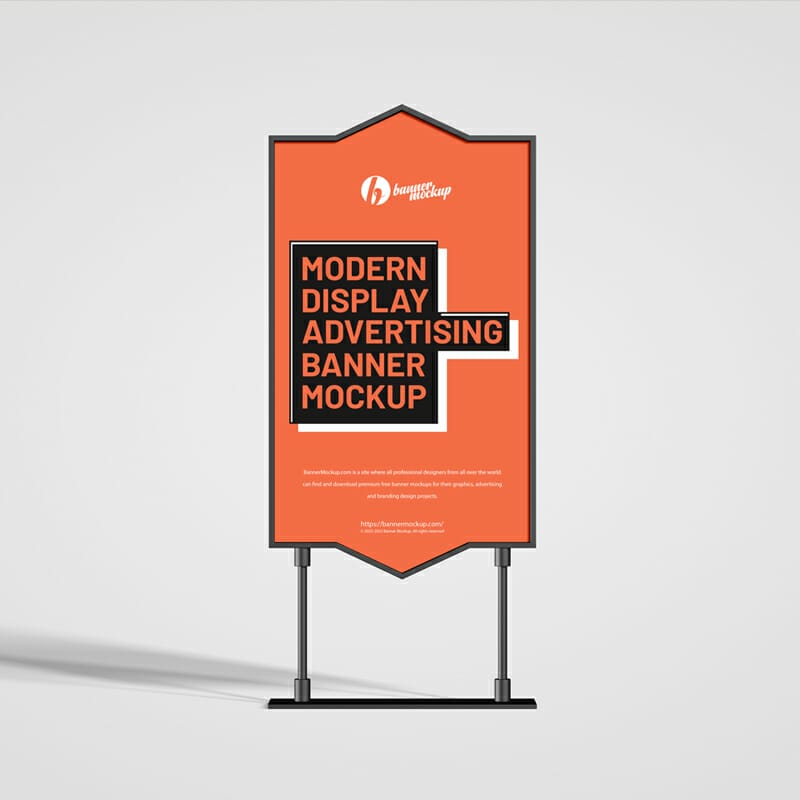 Modern Display Advertising Banner Mockup