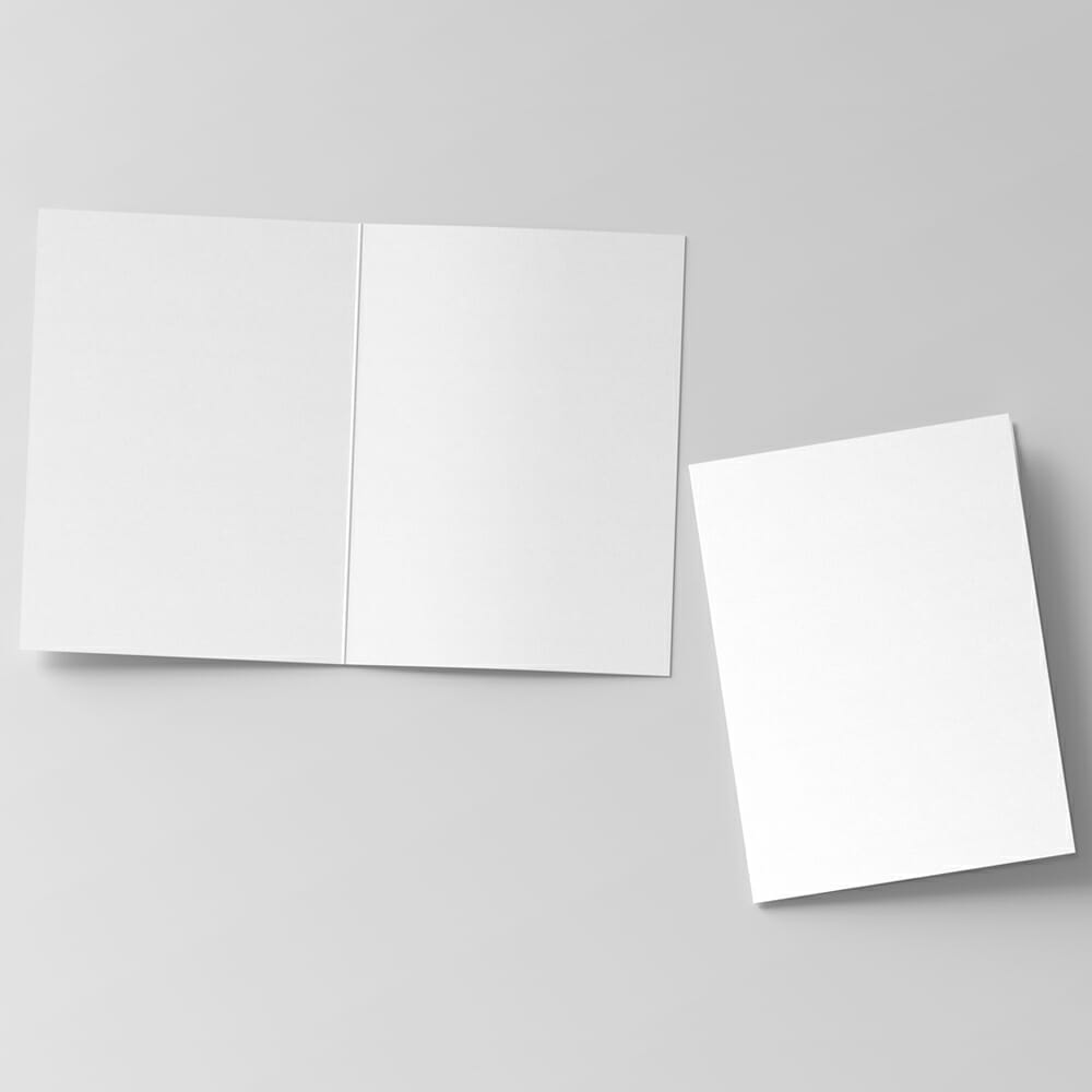 Two Fold A4 Flyer Mockup