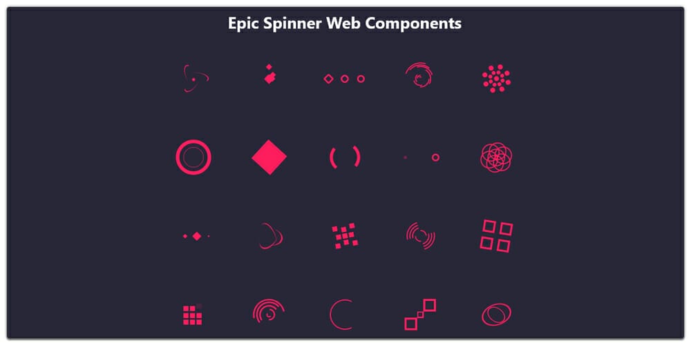Web Component Spinners