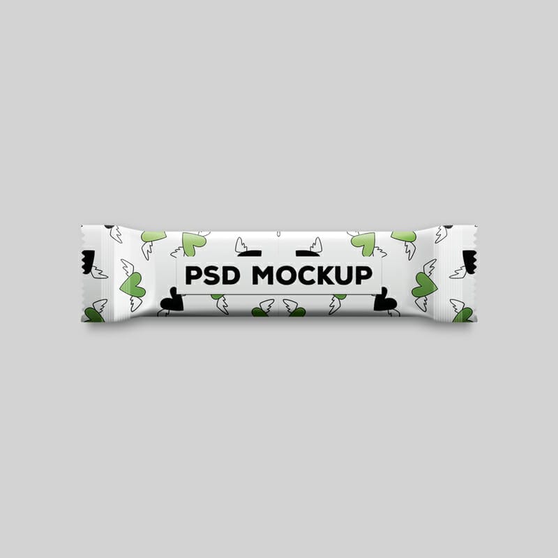 Wrapper Packaging Mockup PSD