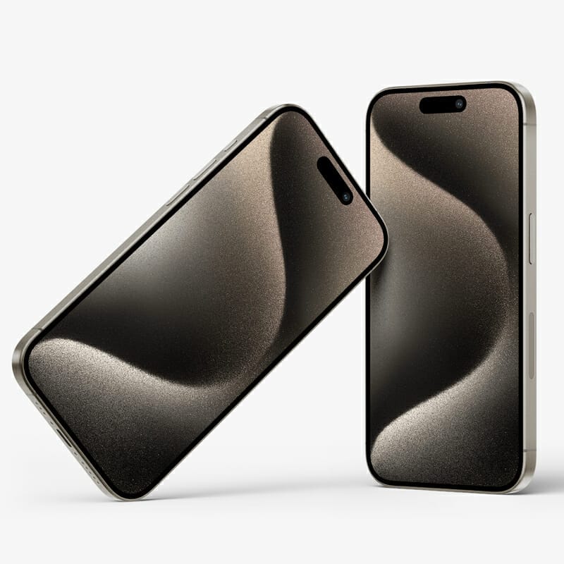 iPhone 15 Pro Mockup PSD
