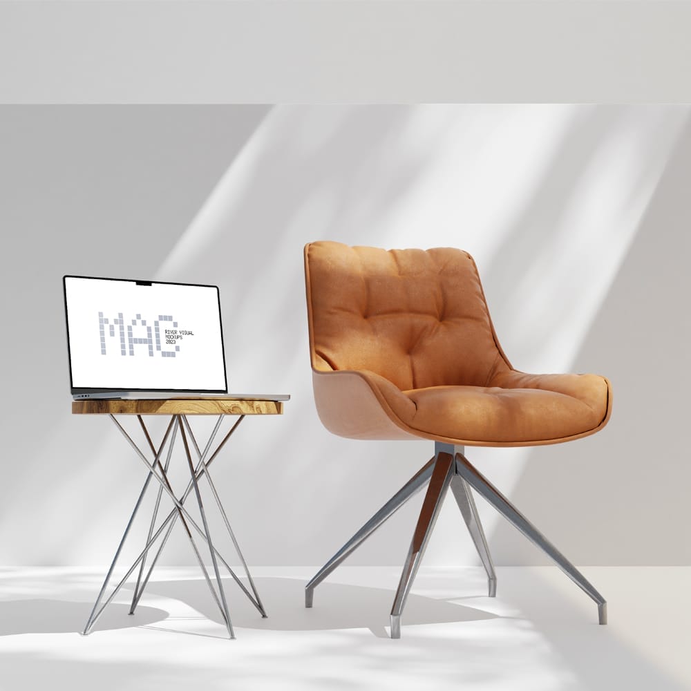 Arancia Macbook Pro 16 Mockup PSD