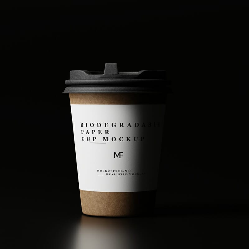 Biodegradable Paper Cup Mockups