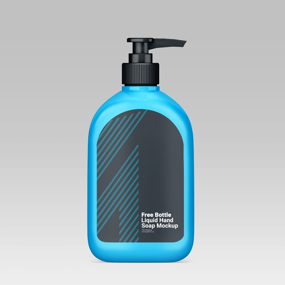 Bottle Liquid Hand Soap Mockup PSD