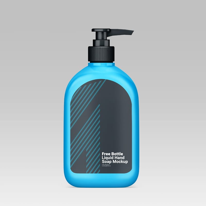 Bottle Liquid Hand Soap Mockup