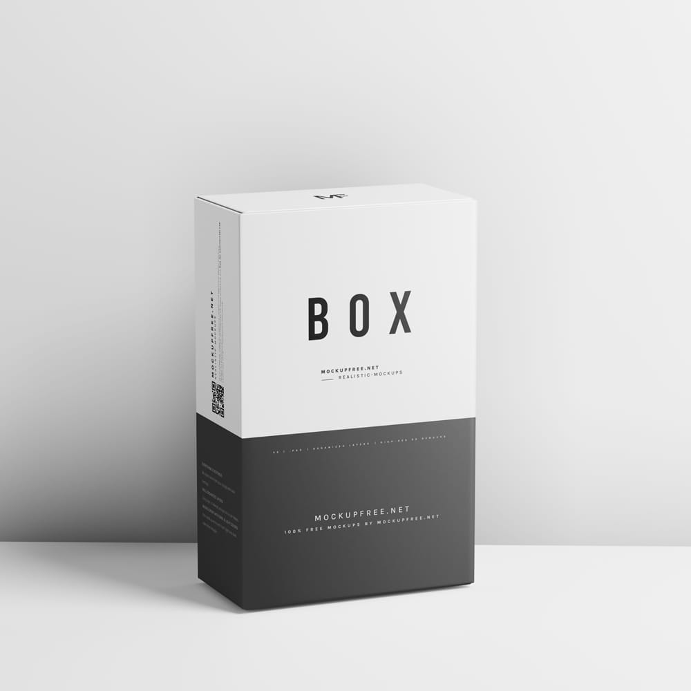 Cardboard Packaging Box Mockups PSD