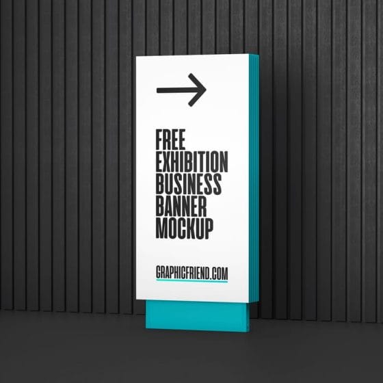 Exhibition Business Banner Mockup