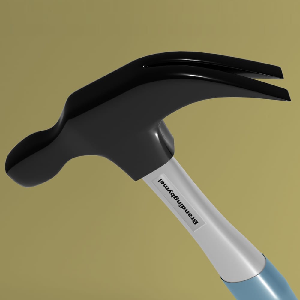 Free Hammer Mockup PSD