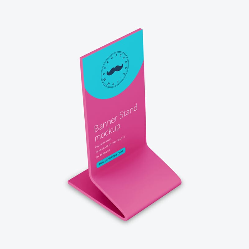 Indoor Advertisement Banner Mockup