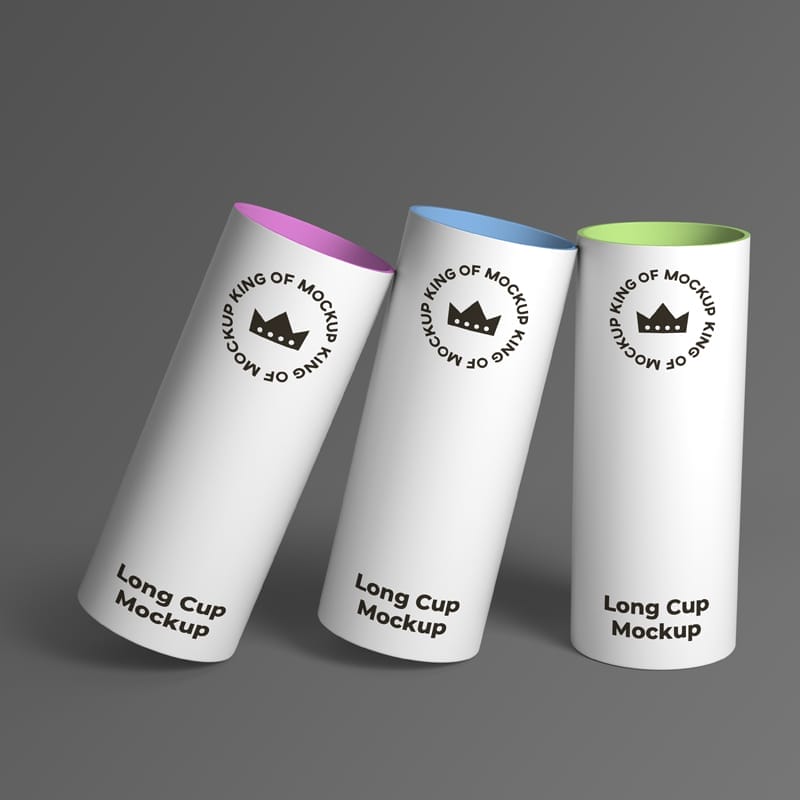 Large Plastic Cup Mockup