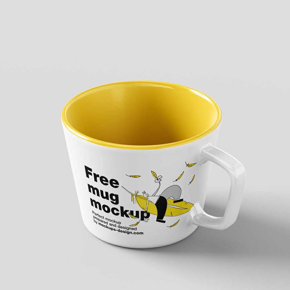Low Cup Mockup PSD