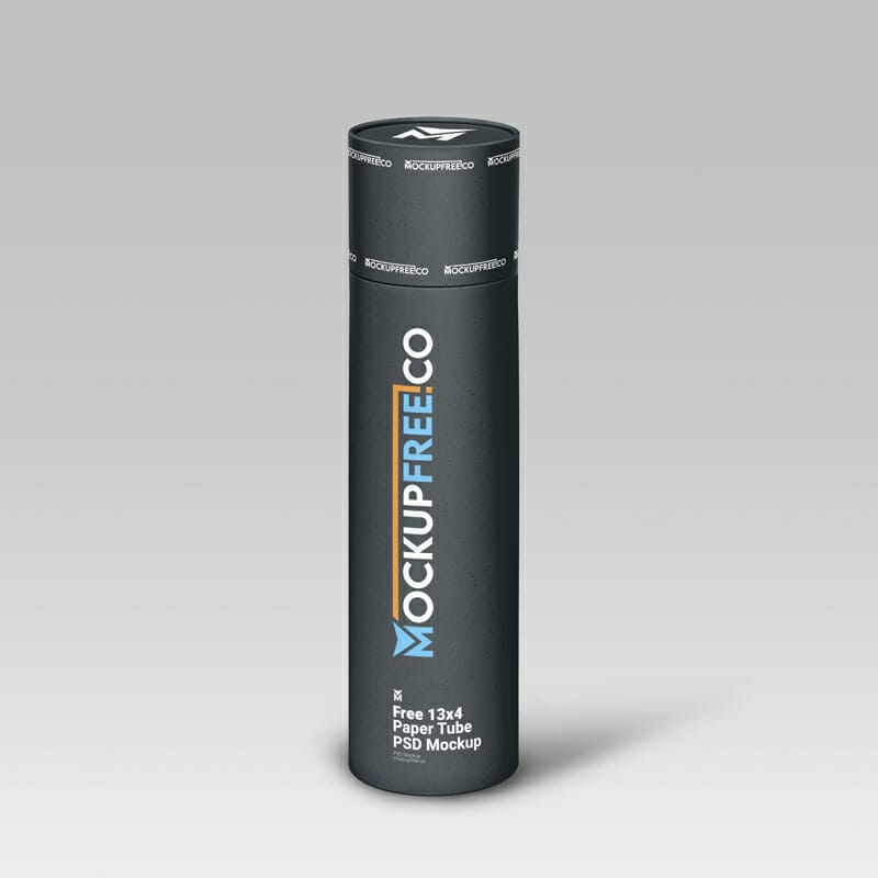 Paper Tube Mockup PSD