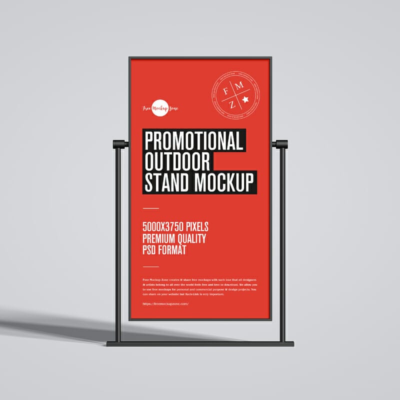 Promotional Outdoor Stand Mockup