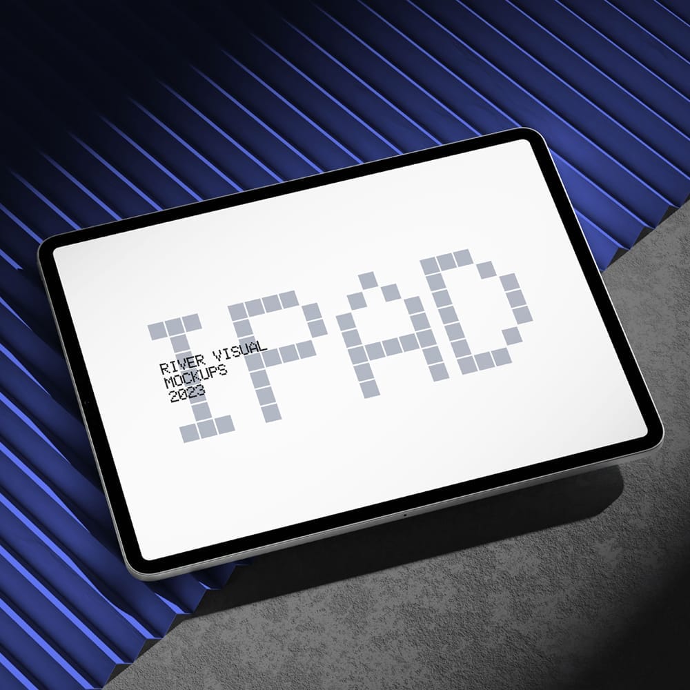 Sharp Edges iPad Pro Mockup PSD