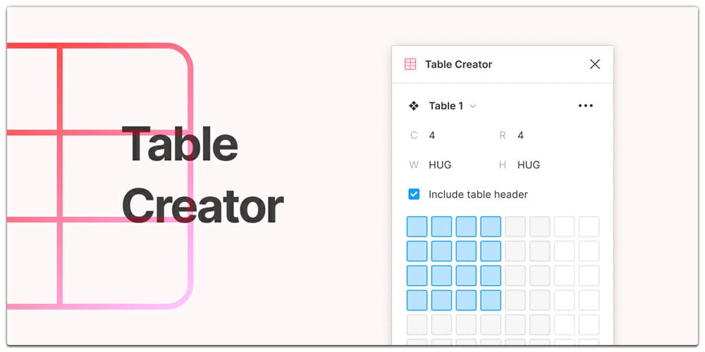 Table Creator