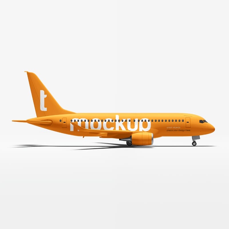 Aircraft Mockup PSD