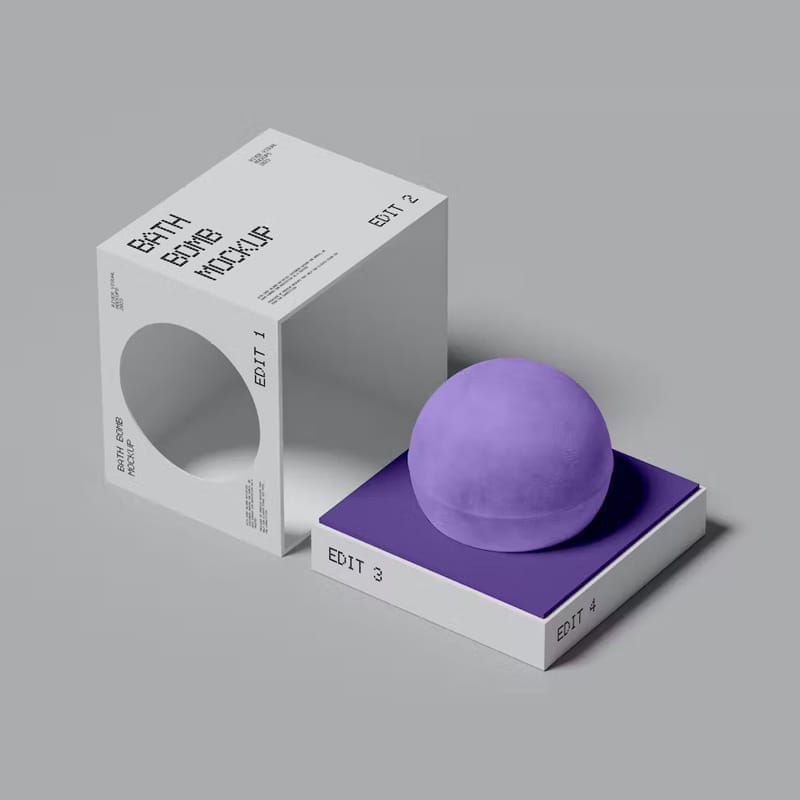 Bath Bomb Mockup PSD