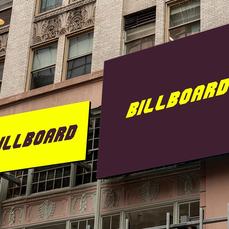 Billboard Mockup Template PSD