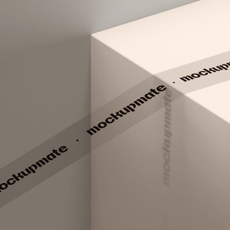 Box Tape Mockup PSD