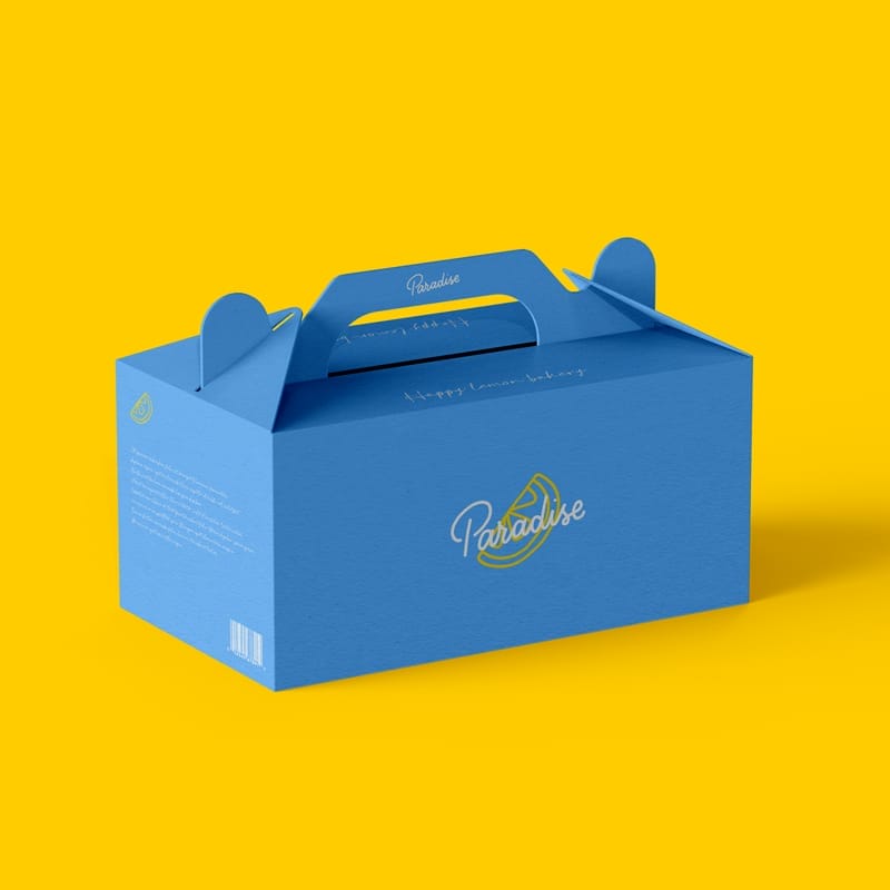 Cake Package Mockup PSD