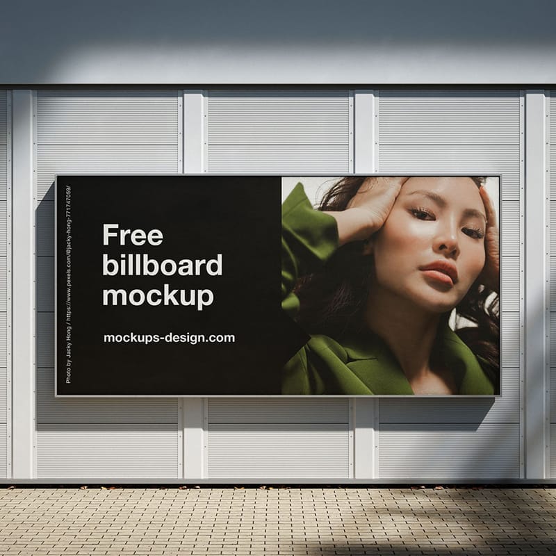 Customizable Billboard Mockup PSD
