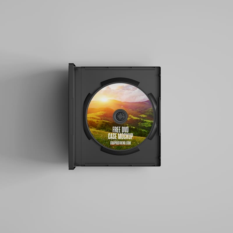 DVD Case Mockup PSD