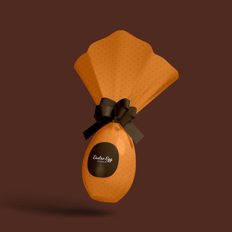 Easter Egg Mockup Template PSD