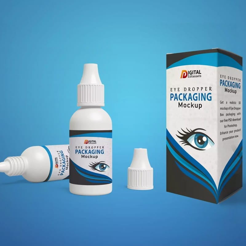 Eye Box Packaging Mockup