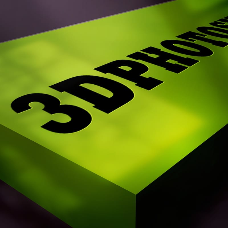 Eye Catching 3D Logo Mockup PSD