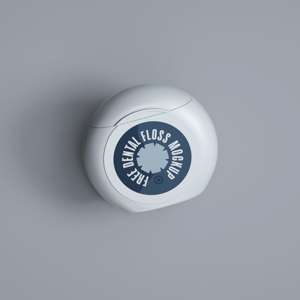 Free Dental Floss Mockup PSD