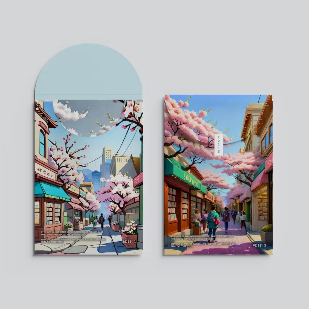 Free Gift Card Mockup Design PSD