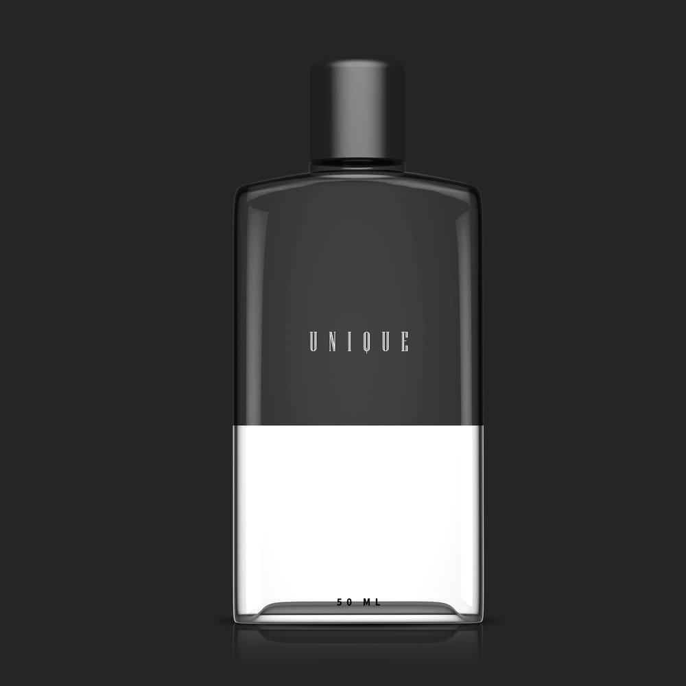 Free Long Perfume Bottle Mockup PSD