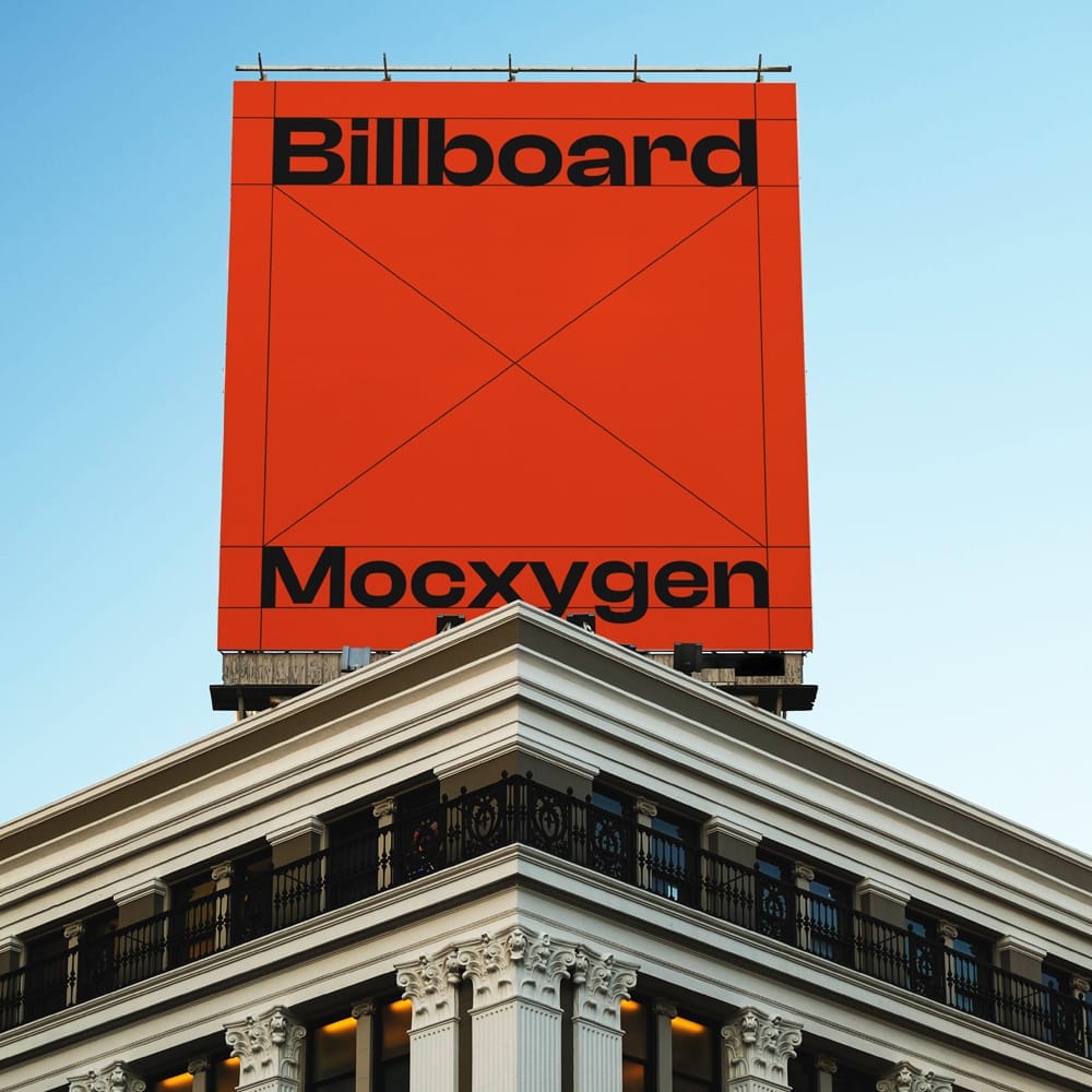 Free Realistic Billboard Mockup Design PSD