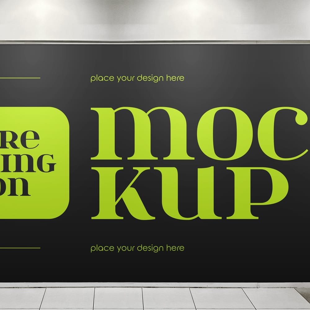 Free Signboard Store Coming Soon Mockup PSD