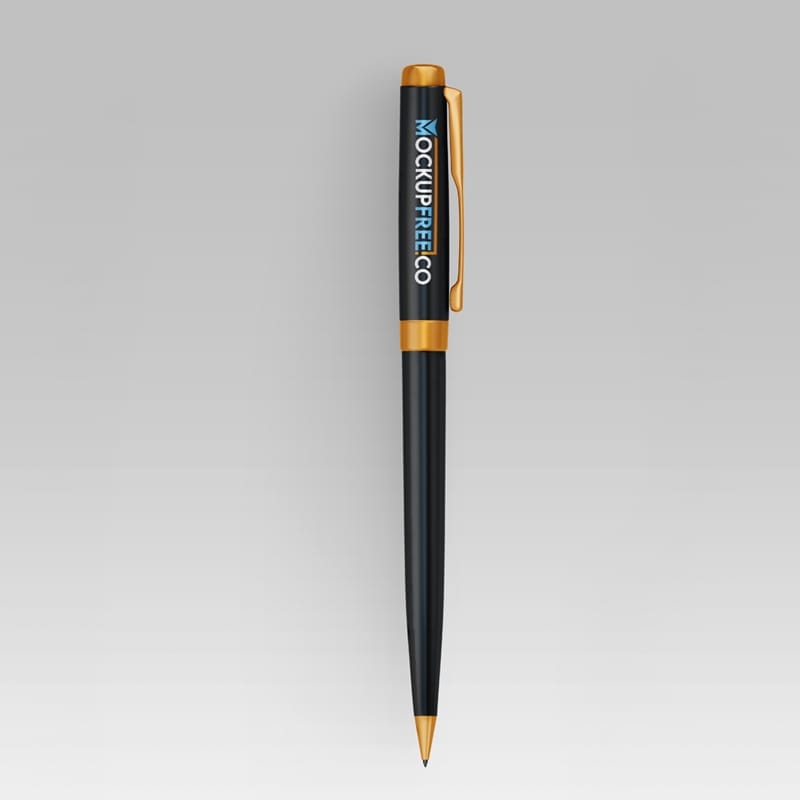 Glossy Pen Mockup PSD