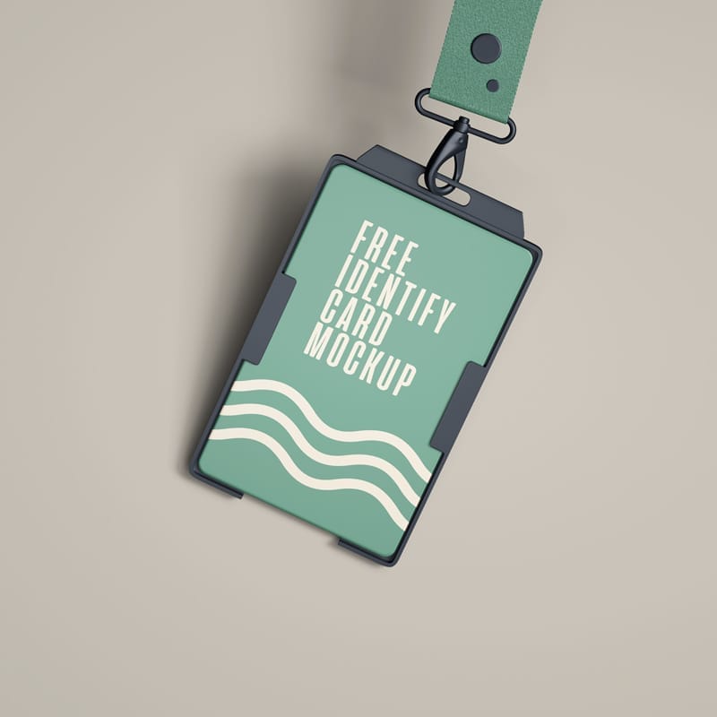 Identify Card Mockup PSD