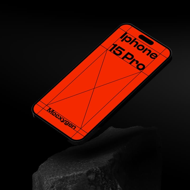 Iphone 15 Pro Mockup Template